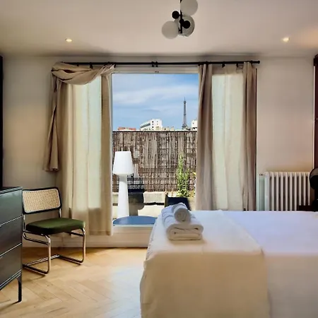 Cocoon 6p, Terrace With Eiffel Tower & Seine View Apartment