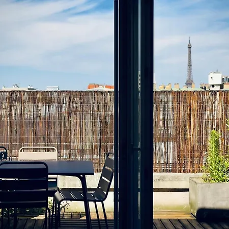 Cocoon 6p, Terrace With Eiffel Tower & Seine View Paris