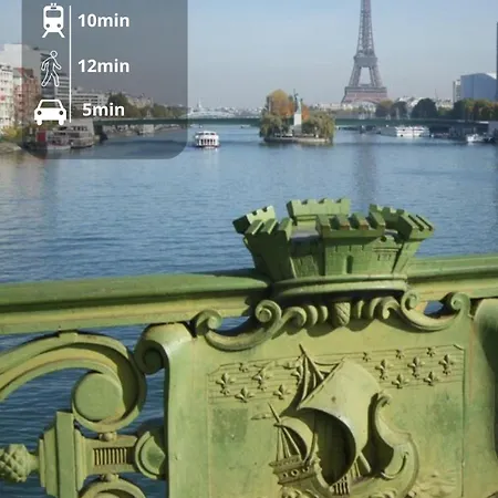 アパート Cocoon 6p, Terrace With Eiffel Tower & Seine View パリ