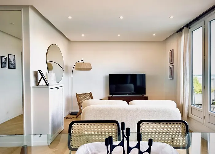 Cocoon 6p, Terrace With Eiffel Tower & Seine View Apartment