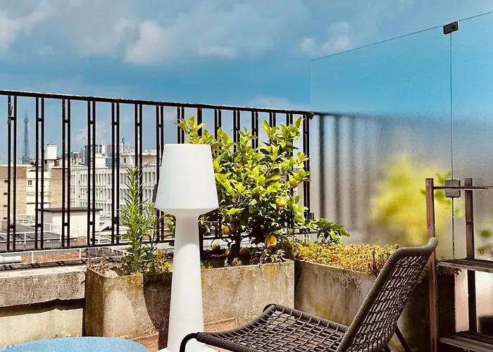 Cocoon 6p, Terrace With Eiffel Tower & Seine View