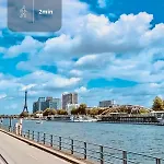 Cocoon 6p, Terrace With Eiffel Tower & Seine View * 巴黎