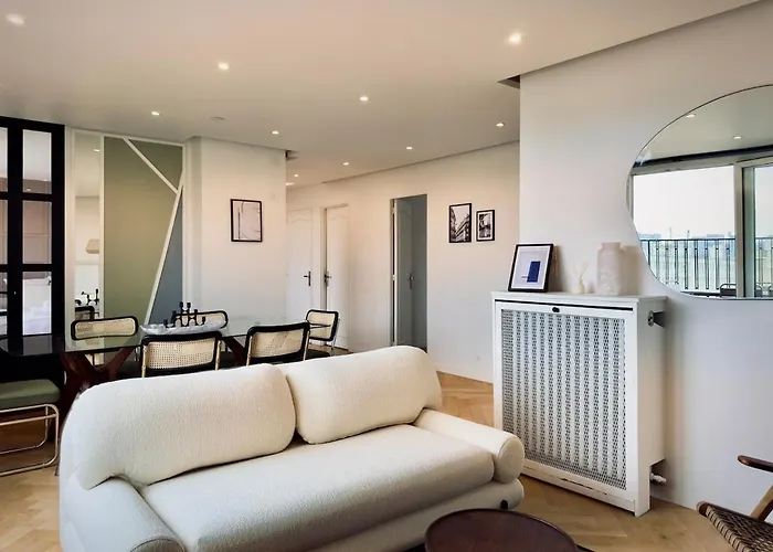 Cocoon 6p, Terrace With Eiffel Tower & Seine View Lägenhet Paris